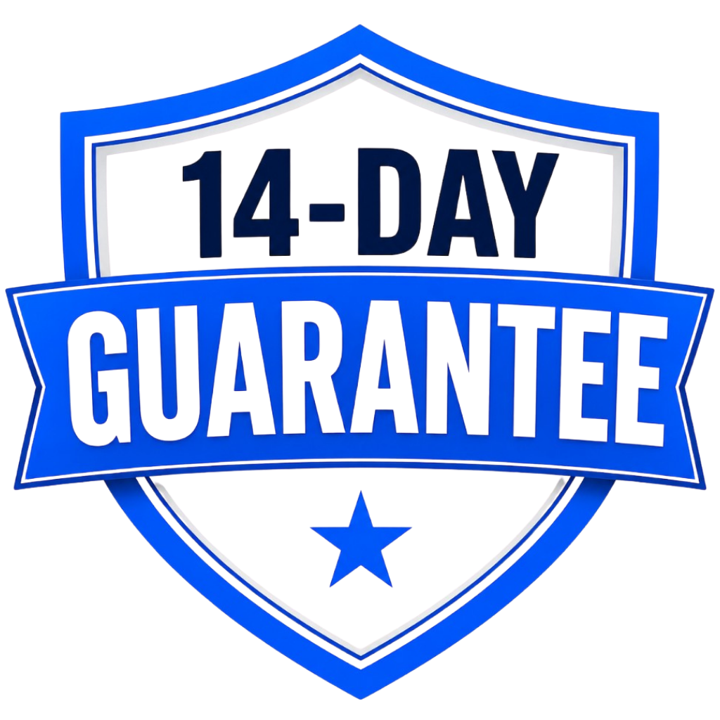 14-Day Guarantee badge